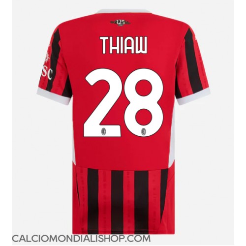 Maglie da calcio AC Milan Malick Thiaw #28 Prima Maglia Femminile 2024-25 Manica Corta